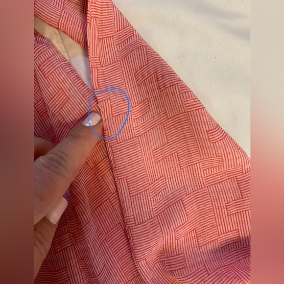 NSR Morgan Hi-Lo Flutter Chiffon Long Sleeve Dress- Sz M - Picture 16 of 16